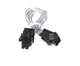 Перехідник живлення Ewell 4pin to 8pin, 20 см (EW201) - зображення 2