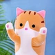 Котик обнимашка плюшевая игрушка-подушка длинный плюшевый кот батон 70см (Рыжий) - изображение 2