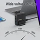 Настільний USB зарядний пристрій хаб 5в1 ASOMETECH 140W GaN (3*USB Type-C, 2*USB Type-A, швидка зарядка, LED дисплей) - зображення 7