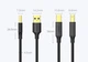 Кабель Ugreen US135 USB 2.0 AM to BM Print Cable 1m Black (20846) - изображение 5