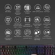 Клавіатура Ducky One 3 TKL Cherry MX Silent Red підствітка, чорний укр 292847 - зображення 4