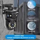 Уличная WiFi IP камера P6S 12Мп 3 объектива Zoom 10-кратный черная - изображение 10