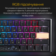 Клавиатура проводная Ducky One 3 Mini Cherry MX Red RGB UA USB Black (DKON2161ST-RUAPXCLAWSC1) - изображение 15