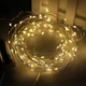 Светодиодная гирлянда Crown 100 LED 10 м на батарейках Теплый Белый (WLS-QX-DCH2188W10) - изображение 1