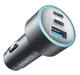 Авто зарядка ANKER PowerDrive 325 – 67W PD + 22.5W USB-A - зображення 1