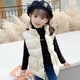Жилетка детская однотонная Белый 5-6 лет 120см - изображение 4