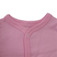 Бодик-человечек однотонный 100% хлопок Romper Newborn, Розовый, 55-61 см - изображение 5