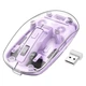 Беспроводная мышь HOCO dual-mode silent wireless mouse GM29 |2.4G/BT, 800/1200/1600dpi| purple - изображение 1