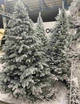 Засніжена лита ялинка штучна новорічна Ковалівська 2.30 м з пластику довговічна ялинка з металевою підставкою преміум ялинка для дому Білий - зображення 8