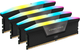 Pamięć Corsair DDR5-6000 65536MB PC5-48000 (Kit of 4x16384) Vengeance RGB Black (CMH64GX5M4B6000C36) - obraz 1