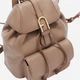 Жіночий рюкзак з натуральної шкіри Furla Flow Mini Backpack WB01291BX20451257S Темно-бежевий (8050597457277) - зображення 6