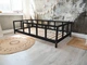 Детская деревянная кровать Монтессори BUSY WOOD на ножках Модель 10, Размер 160х80 см, Черный - изображение 9
