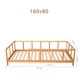 Детская деревянная кровать Монтессори BUSY WOOD на ножках Модель 10, Размер 160х80 см, Серый - изображение 11