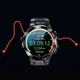Чоловічий водонепроникний смарт годинник GPS / Bluetooth 5.0 з силіконовим ремінцем, 480 мАг, чорний (92409512) - зображення 3