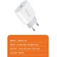 Мережевий зарядний пристрій WUW C178 PD20W Type-C White - изображение 2