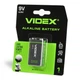 Батарейка щелочная Videx 6LR61 / 9V крона - изображение 1