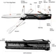 Мультитул NexTool NE20224 12 в 1 черный - изображение 6