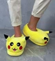 Тапочки кигуруми пикачу Kigurumi Домашние Желтые Плюшевые Детские 26-31 (3010/1) - изображение 2