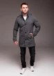 Пальто кашемировое R.A. Shoulder Straps Gray M серое 1679-M - изображение 1