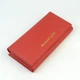 Кошелек женский кожаный классический на кнопке с монетницей 18x9x3 см Красный - изображение 2