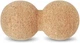 Мяч массажный пробковый DuoBall Cork 16х8 см для самомассажа спины, йоги, фитнеса (FI-1113) - изображение 1