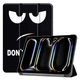 Чехол Smart Case на Apple iPad Pro 13 2024 (13") / чехол для планшета с функцией подставки / (dont touch me) - изображение 1