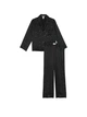 Піжама Сатинова (сорочка + штани) Victoria's Secret Glazed Satin Dew Drop Long Pajama Set L Чорна (26935509) - зображення 4