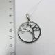 Подвеска серебро 925° 3,46г. дерево чернение (3454) - изображение 3