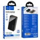 УМБ Hoco Q27 Jewel 10000 mAh 33W (2Type-C+USB) Black - зображення 5