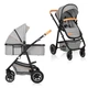 Универсальная коляска 2 в 1 Lionelo AMBER GREY STONE - изображение 3