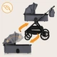 Универсальная коляска 3 в 1 Lionelo LAYLA 3IN1 GREY STONE - изображение 9