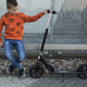 Детский самокат Lionelo Luca BLACK GRAPHITE - изображение 5