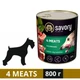 Вологий корм Savory для собак з чотирма видами м’яса 800 г (4820232630402) - зображення 1