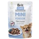 Вологий корм Brit Care Mini для собак з філе дичини в соусі 85 г (8595602560356)A - изображение 3
