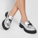 Женские лоферы Guess 719337383 36 Серебристые (1159817022) - изображение 6