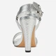 Женские босоножки Karl Lagerfeld 630512132 37 (6.5) 23.6 см Серебристые (1159815780) - изображение 4