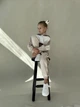 Дитячий спортивний костюм oversize (світшот + штани) для дівчинки NaDity Colourblock 140-146 - зображення 5