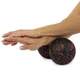 Мяч массажный двойной для мфр и самомассажа Zelart Duoball 1137 размер 24х12 см Black-Red - изображение 5