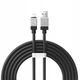 Кабель Baseus CoolPlay Series Fast Charging Cable USB to Lightning 2.4A 2m CAKW000501 Black - изображение 1
