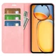 Чохол Taba Retro-Skin для Xiaomi Poco C65 книжка шкіра PU з візитницею рожевий - зображення 2