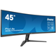 Монитор 44.5" IIYAMA XCB4594DQSN-B1 VA изогнутый Display Port/ 2xHDMI/ USB Type-C/ Mini-Jack (3.5 mm)/ USB 3.2/ Ethernet (RJ-45),LAN - изображение 2