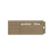 Флеш пам'ять флешка Flash GoodRAM 32GB USB 3.0 UME3 ECO FRIENDLY Brown (UME3-0320EFR11) - зображення 1