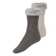 Носки 2 пары утепленные мехом для женщины Sansibar LYCRA® 448530-2 35-38 Комбинированный - изображение 1