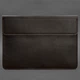 Шкіряний чохол-конверт BN на магнітах для MacBook 15-16 дюйм, темно-коричневий - изображение 1