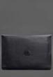 Шкіряний чохол-конверт BN на магнітах для MacBook Pro 15 (2023), темно-синій - изображение 4