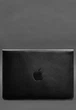 Шкіряний чохол-конверт BN на магнітах для MacBook 15-16 дюйм, чорний - изображение 4