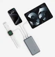Портативное зарядное устройство Power Bank Belkin BPB011BTGY 10000мАч, 15Вт, 2хUSB-A/USB-C, серый - изображение 2