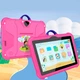 Планшет детский Q Kids Tablets 4/64Гб с защитным чехлом Android для детей для игр Развивающий Розовый - изображение 2
