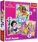 Пазли Trefl 3 в 1 - Принцеси Діснея. Чарівні, як квіти / Disney Princess / 106 елементів (34875) - изображение 1