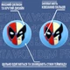 Силіконові накладки на стіки Deadpool & Wolverine для геймпадів Sony DualShock PS4 / DualSense PS5 / Xbox Series|One / Pro Controller (2шт.) [455862634] - зображення 2